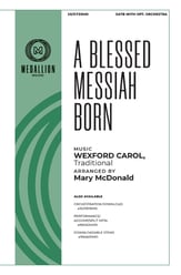 A Blessed Messiah Born SATB choral sheet music cover